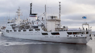 «Адмирал Владимирский» прошел проливы Ла-Манш и Па-де-Кале и вышел в Северное море