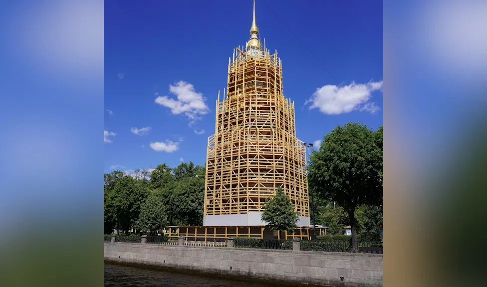 В Петербурге началась реставрация колокольни Николо-Богоявленского собора - tvspb.ru