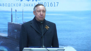 На Адмиралтейских верфях прошла церемония спуска подводной лодки «Уфа»