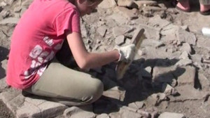 Юные археологи обнаружили стоянку древних людей