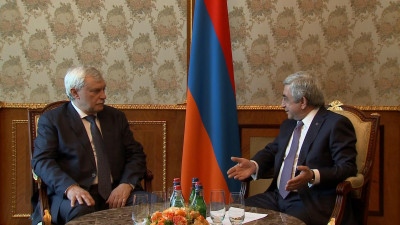 Губернатор Петербурга встретился с президентом Армении