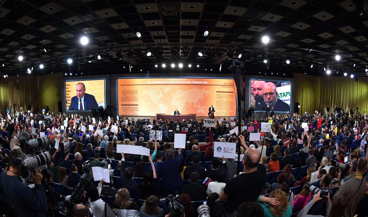 Большая пресс-конференция Владимира Путина длилась более 4 часов - tvspb.ru