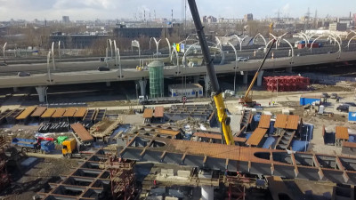 Для Витебской развязки ЗСД возвели уже 18 опор