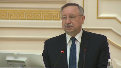Врио губернатора Александр Беглов выступил перед депутатами Заксобрания