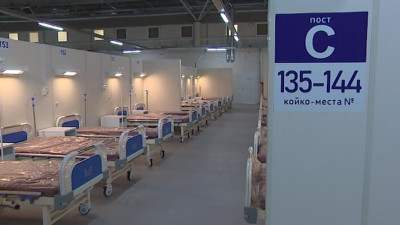 Госпиталь для ветеранов войн и «Ленэкспо» вновь начали принимать пациентов с COVID-19