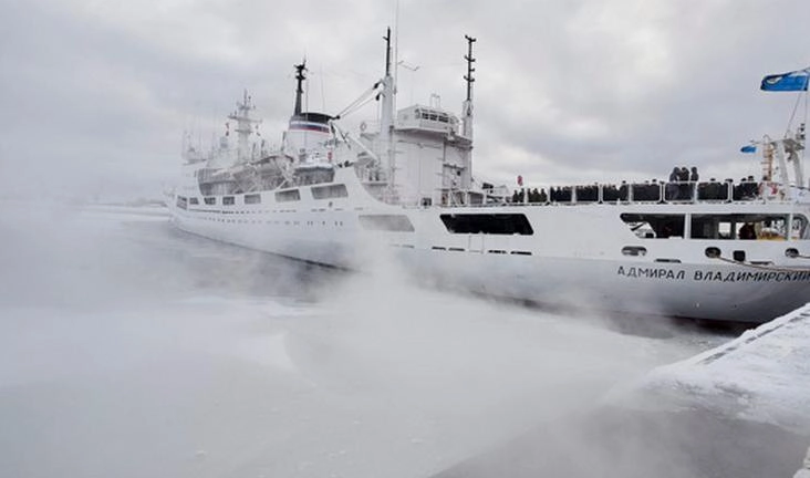 Судно «Адмирал Владимирский» прибыло в море Беллинсгаузена для исследования - tvspb.ru