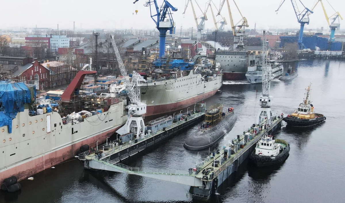На Адмиралтейских верфях начались испытания подлодки «Магадан» - tvspb.ru