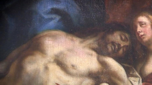 Картина «Оплакивание Христа» впервые покинула Свято-Троицкий собор Александро-Невской Лавры