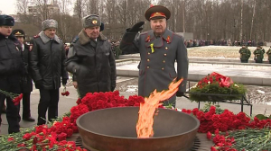 Церемония на Серафимовском кладбище