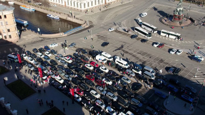 Ветераны Петербурга поддержали Всероссийский автопробег профсоюзов