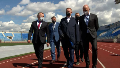 Александр Беглов и Виктор Золотов проверили готовность Петербурга к Евро-2020