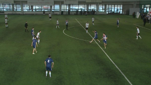 Во дворце спортивных игр «Зенит» состоялся футбольный матч между сборными парламента и студентов
