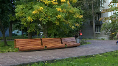 В Пушкинском районе открыли новое общественное пространство