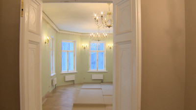 Реставрация Дома Теппера де Фергюсона, построенного в XVIII веке в Пушкине, завершена на 95%