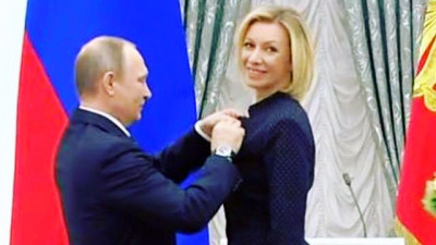 Представитель МИДа Мария Захарова объявила конкурс карикатур на Бориса Джонсона