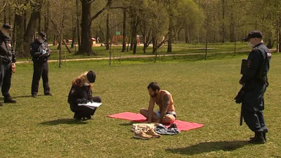 В Удельном парке прошел рейд по выявлению нарушителей режима самоизоляции