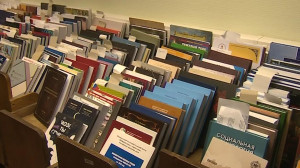 В Российский национальной библиотеке сегодня приняли целый контейнер с литературой, вышедшей в период самоизоляции