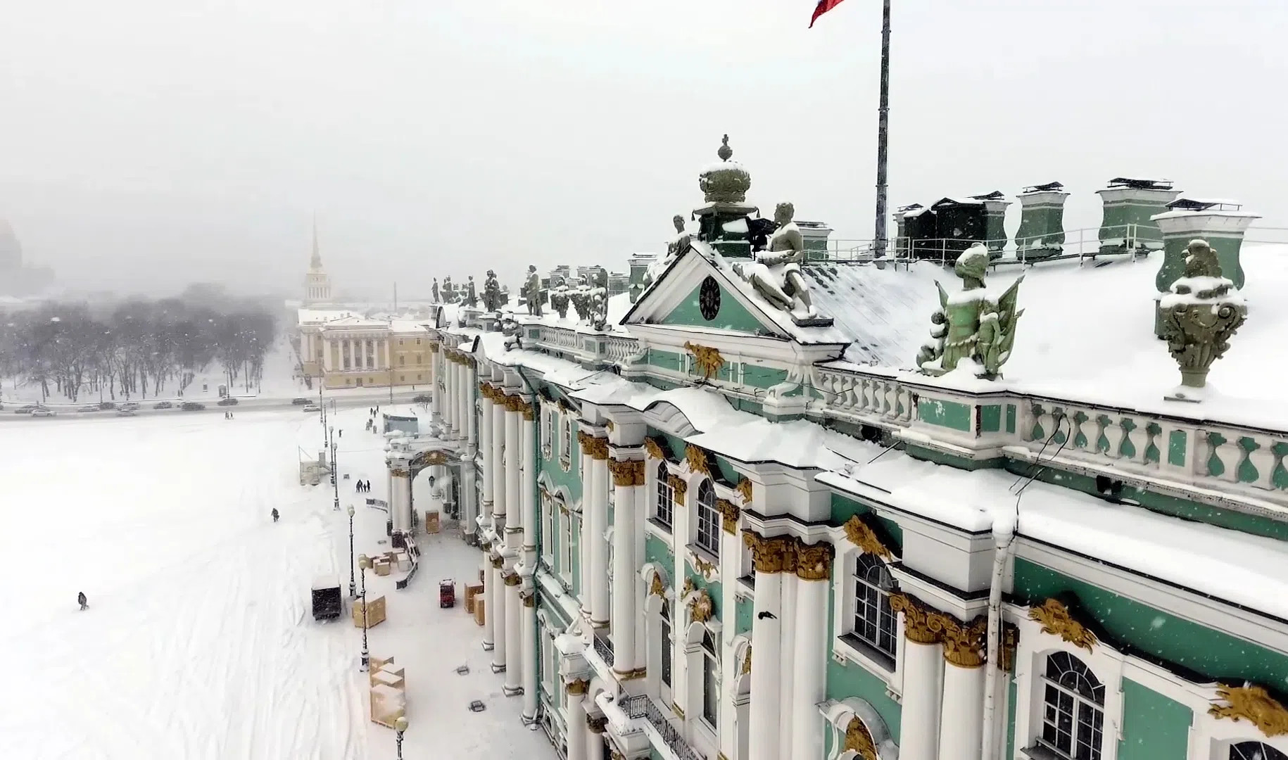 Из чего фундамент зимнего дворца