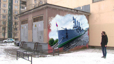 Петербург в Петербурге. Художник Олег Лукьянов предложил проект для легальных граффити