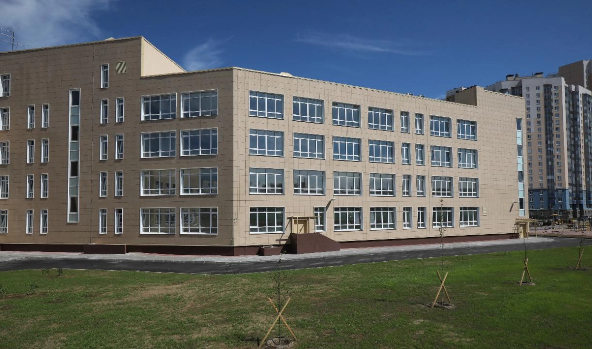 Новая школа введена в эксплуатацию в Невском районе - tvspb.ru