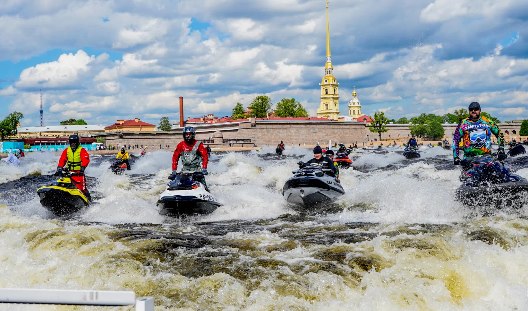 Место для катания на мотоцикле в Вырице