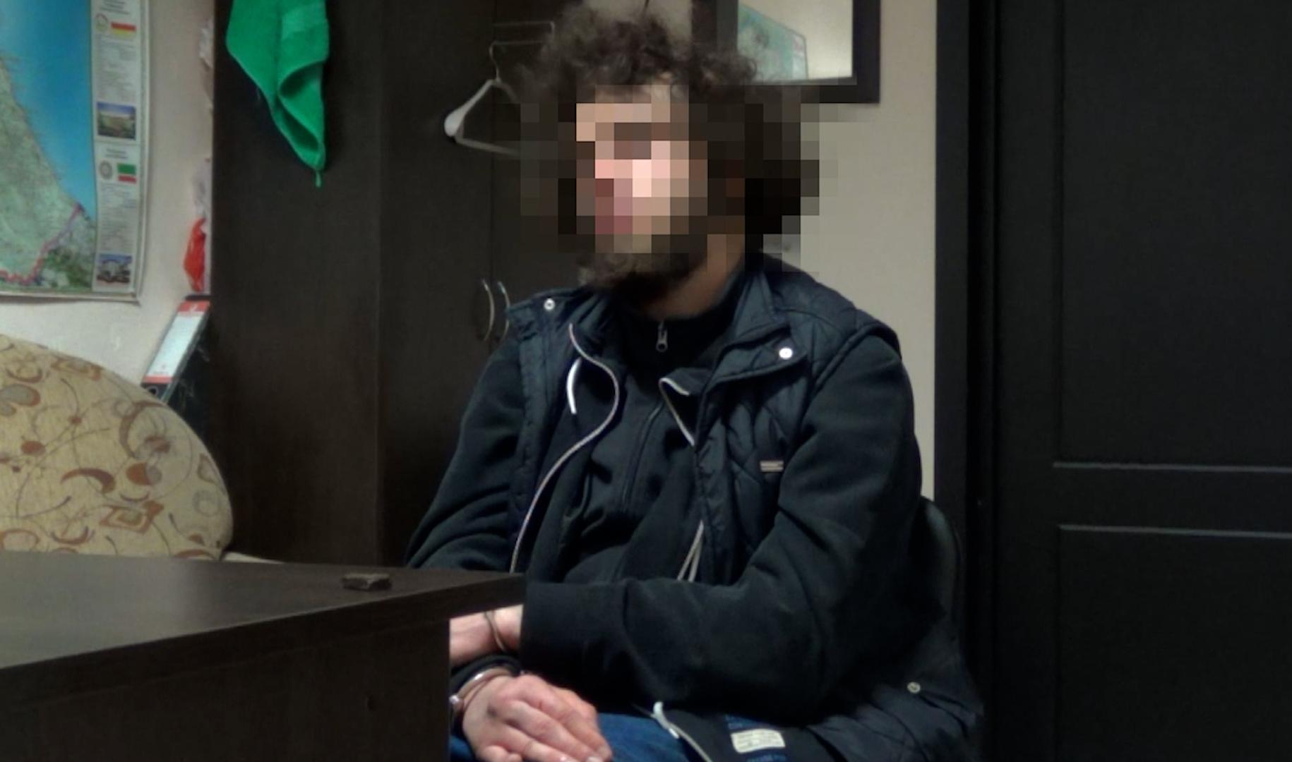 Видео с регистратора террористов. Задержание Кисловодск.