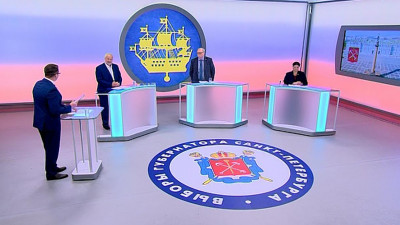 На телеканале «Санкт-Петербург» состоялись дебаты кандидатов в губернаторы