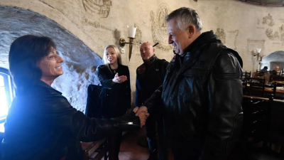 Александр Дрозденко встретился с Джо Линном Тернером в Выборге