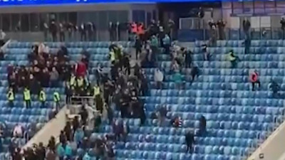 После стычки фанатов «Зенита» и «Спартака» на «Газпром Арене» возбуждено уголовное дело