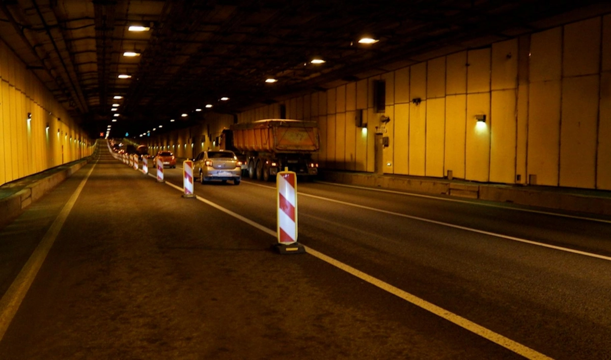 Движение в тоннеле петербургской дамбы ограничат на пять дней - tvspb.ru