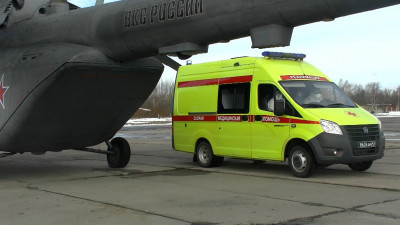 Вертолетчики ЗВО и медики отработали эвакуацию из труднодоступной местности больного COVID-19
