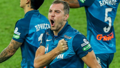 Артем Дзюба вышел на третье место в списке лучших бомбардиров чемпионата России