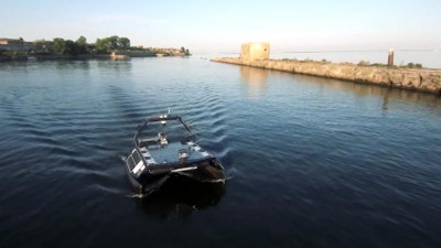 Самостоятельность и автономность. Студенты и аспиранты Политеха испытывают беспилотный катер собственной конструкции