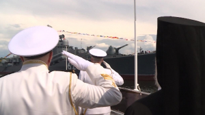 Морской крестный ход с мощами адмирала Федора Ушакова прошел сегодня в Петербурге