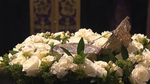 В Петербург доставили ковчег с мощами Иоанна Крестителя