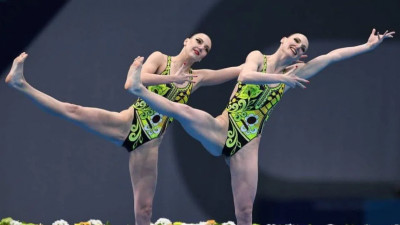 Российские синхронистки выиграли золото в дуэте на Олимпиаде в Токио