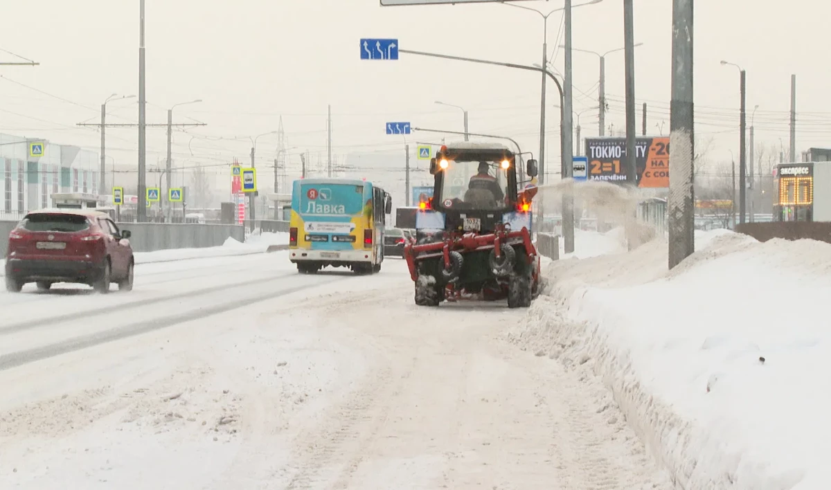 Высота петербургских сугробов достигла рекордных 37 см - tvspb.ru