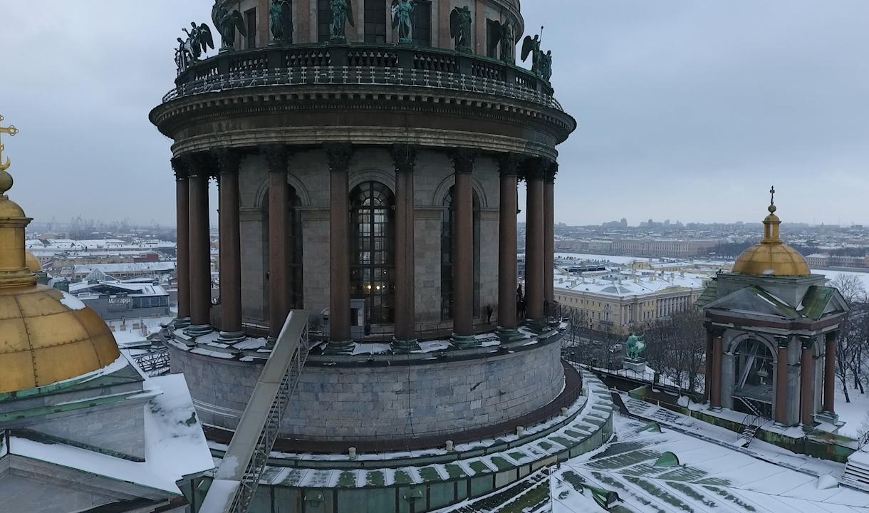 Колоннада в санкт петербурге исаакиевский