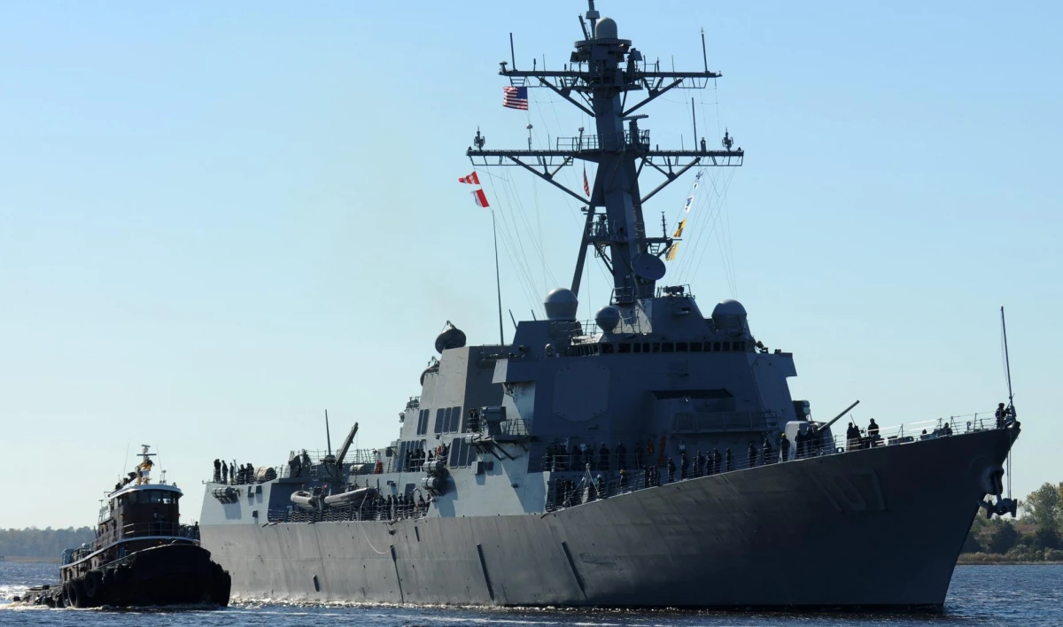 Ракетный эсминец США заметили в Балтийском море - tvspb.ru