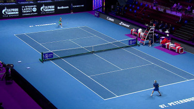В Петербурге продолжается международный теннисный турнир Ladies Trophy
