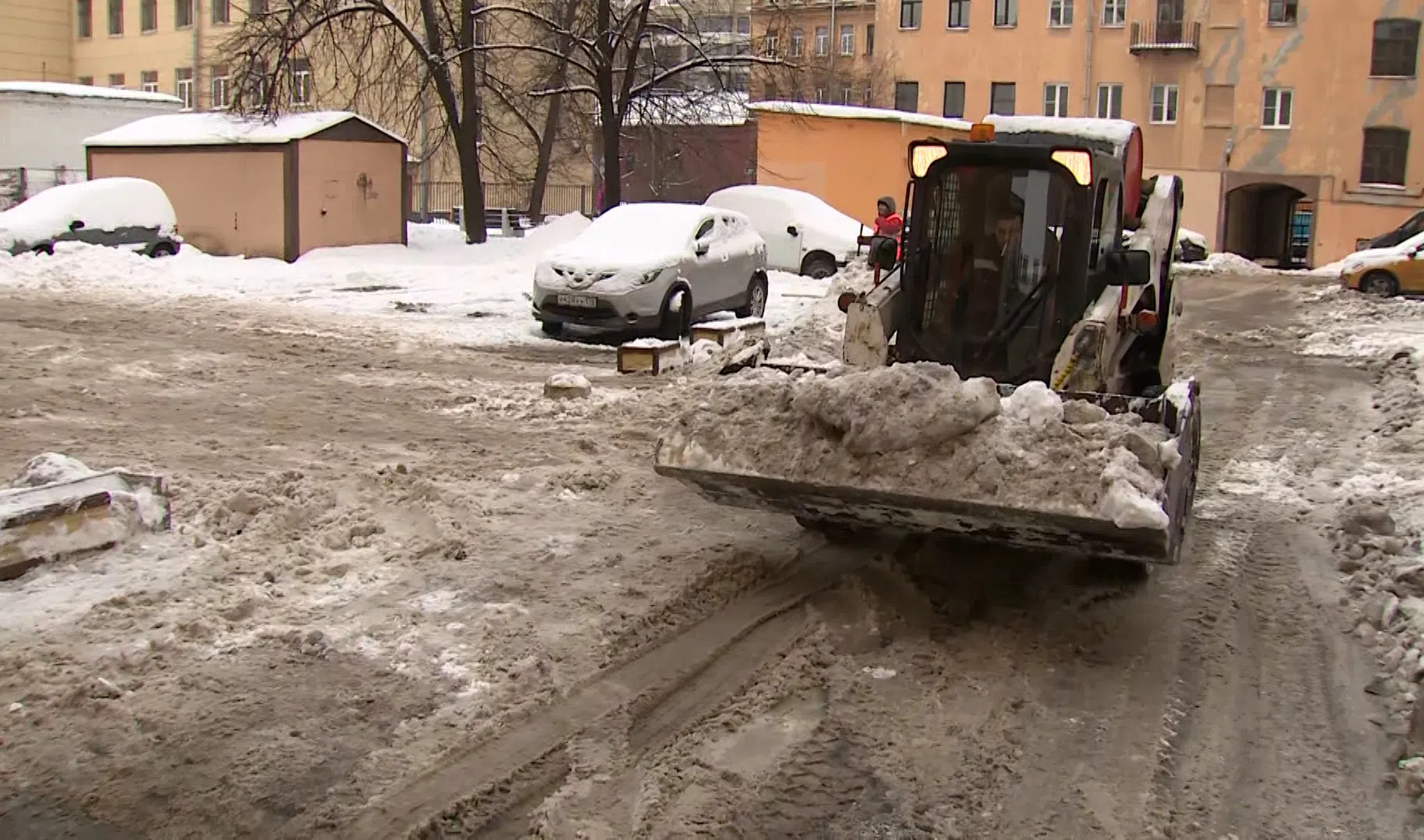 санкт петербург уборка снега