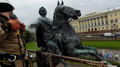 Реставрацию «Медного всадника» планируют завершить к 350-летию Петра Великого