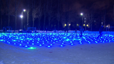 В честь Дня российской науки в небо поднялась тысяча дронов