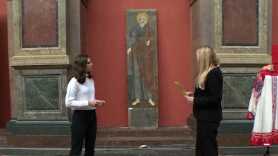 В Академии Штиглица завершили реставрацию картины для Александро-Невской лавры