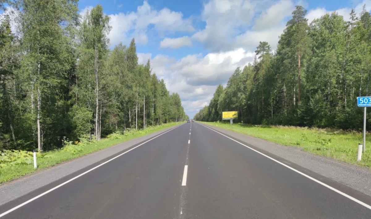 В Ленобласти отремонтировали 30 км трассы А-114 - tvspb.ru