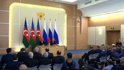 По итогам переговоров глав России и Азербайджана подписано более 10 документов