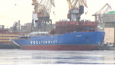 На Балтийском заводе показали, как строится плавучий атомный энергоблок