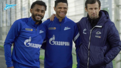 «Зенит» показал первую тренировку Вендела в составе команды