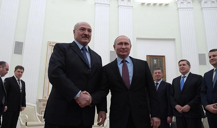 Путин встретился с Лукашенко в Кремле - tvspb.ru