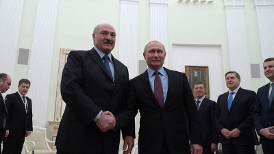 Путин встретился с Лукашенко в Кремле